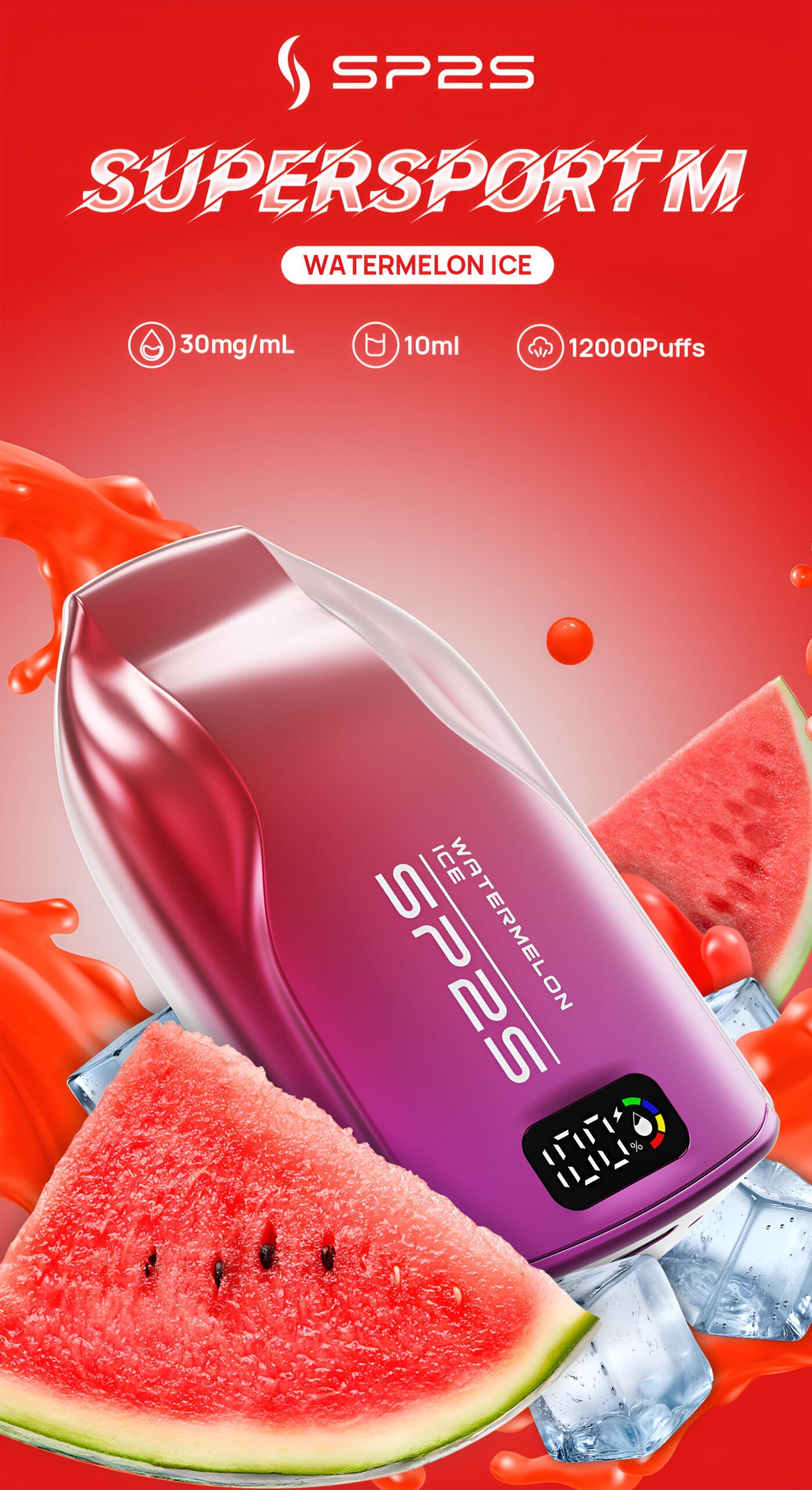 SP2S 9000 PUFFS | 3%尼古丁 | 拋棄式電子煙 | 澳洲版 台灣現貨 10 大容量煙彈