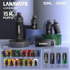 LANA BLAST 15K 電子煙｜15ml超大容量 15000 Puffs｜買三顆送主機